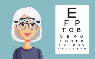 Seniors eye exam 20% off!